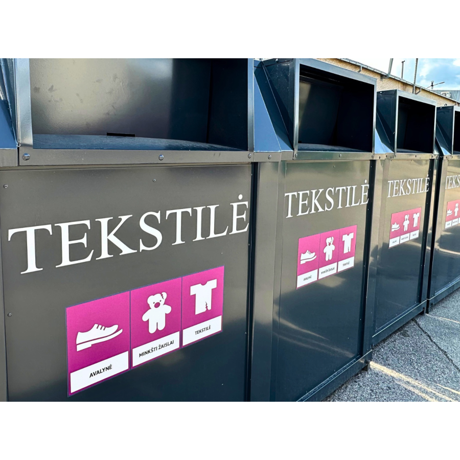 TEKSTILĖS ATLIEKŲ SURINKIMO KONTEINERIAI: LAIKINI POKYČIAI TRIJOSE BENDRO NAUDOJIMO KOMUNALINIŲ ATLIEKŲ SURINKIMO AIKŠTELĖSE